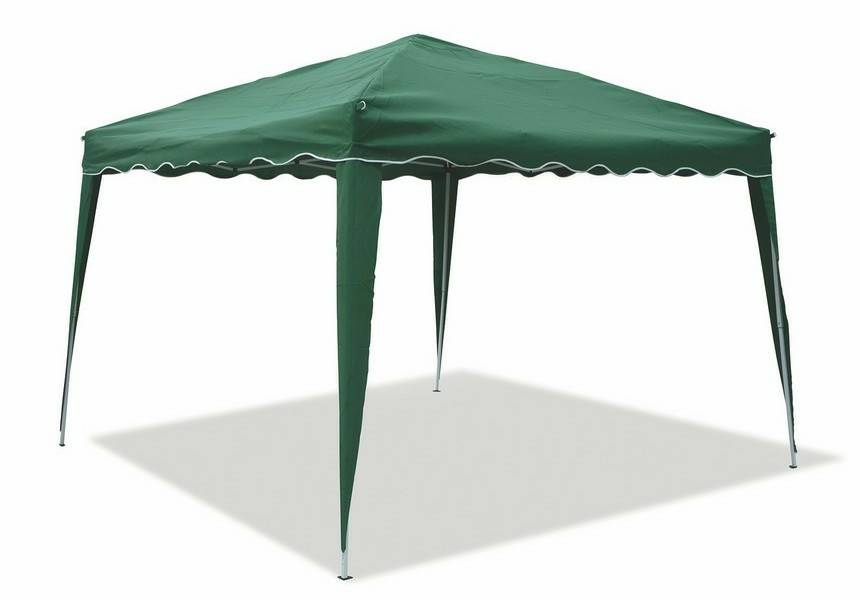 Galileo Gazebo Tenere' estensibile verde 3 x 3 m Gazebi