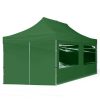 Gazebi Tendapro Economy 600 x 300 cm with 4 Side WallsGreen (59027)