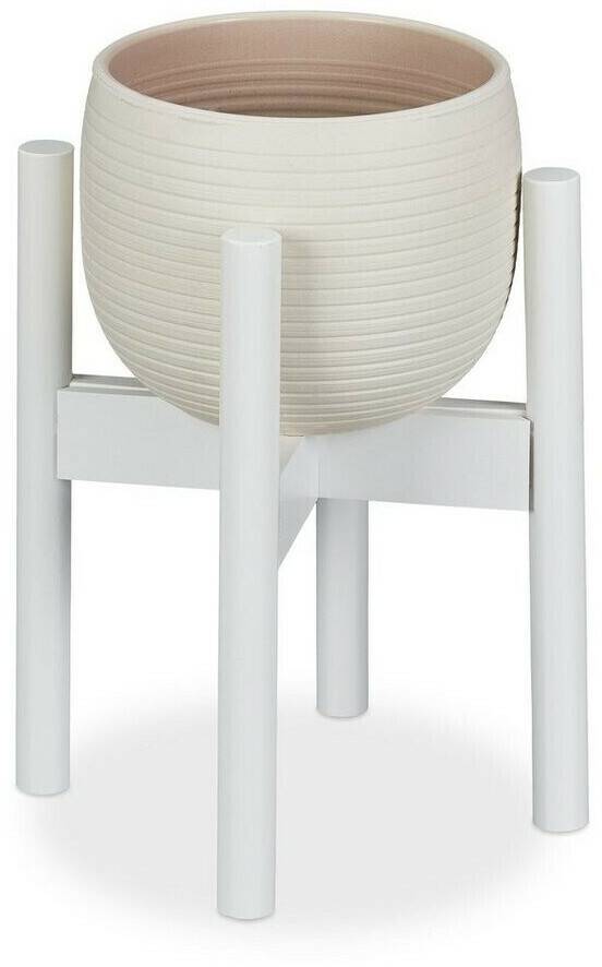 Porta piante Relaxdays Flower Stand 32 cmwhite