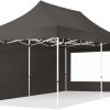 Tendapro Economy Steel 600 x 300 cm with Side WallDark Grey (59051) Gazebi