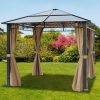 Tendapro Metal Gazebo Deluxe 3 x 3 m with Side Walls Gazebi