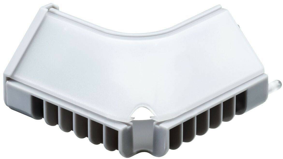 Paulmann Accessories profile corner connector set of 2, inside corner, gray, plastic Accessori per lampade