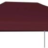 vidaXL Pavilion roof 310 g / m² 3x4m wine red Gazebi