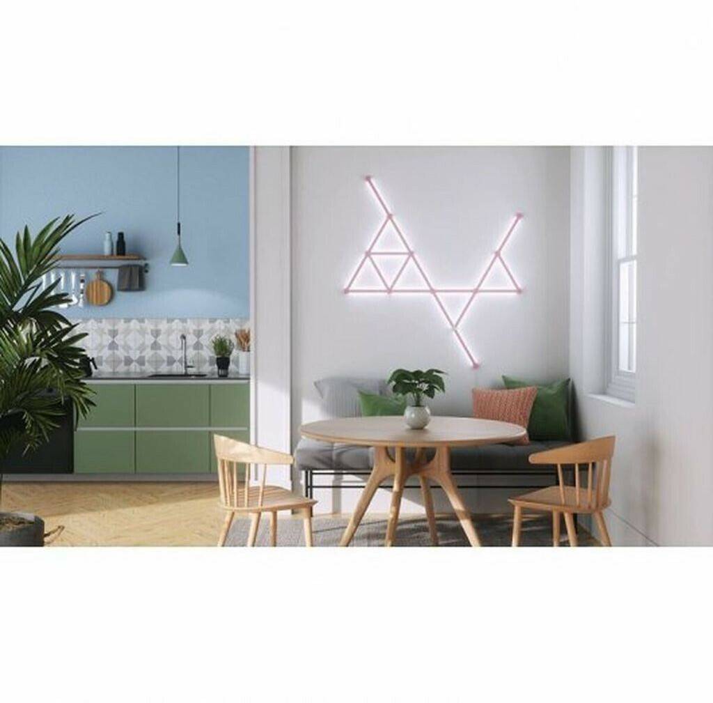 Nanoleaf Lines Skin Pink-matt set of 9 red Accessori per lampade