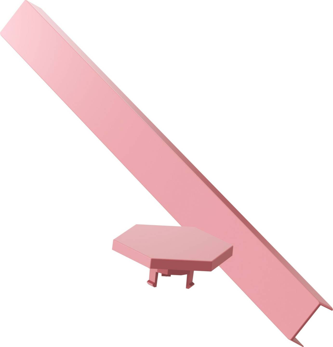 Nanoleaf Lines Skin Pink-matt set of 9 red Accessori per lampade