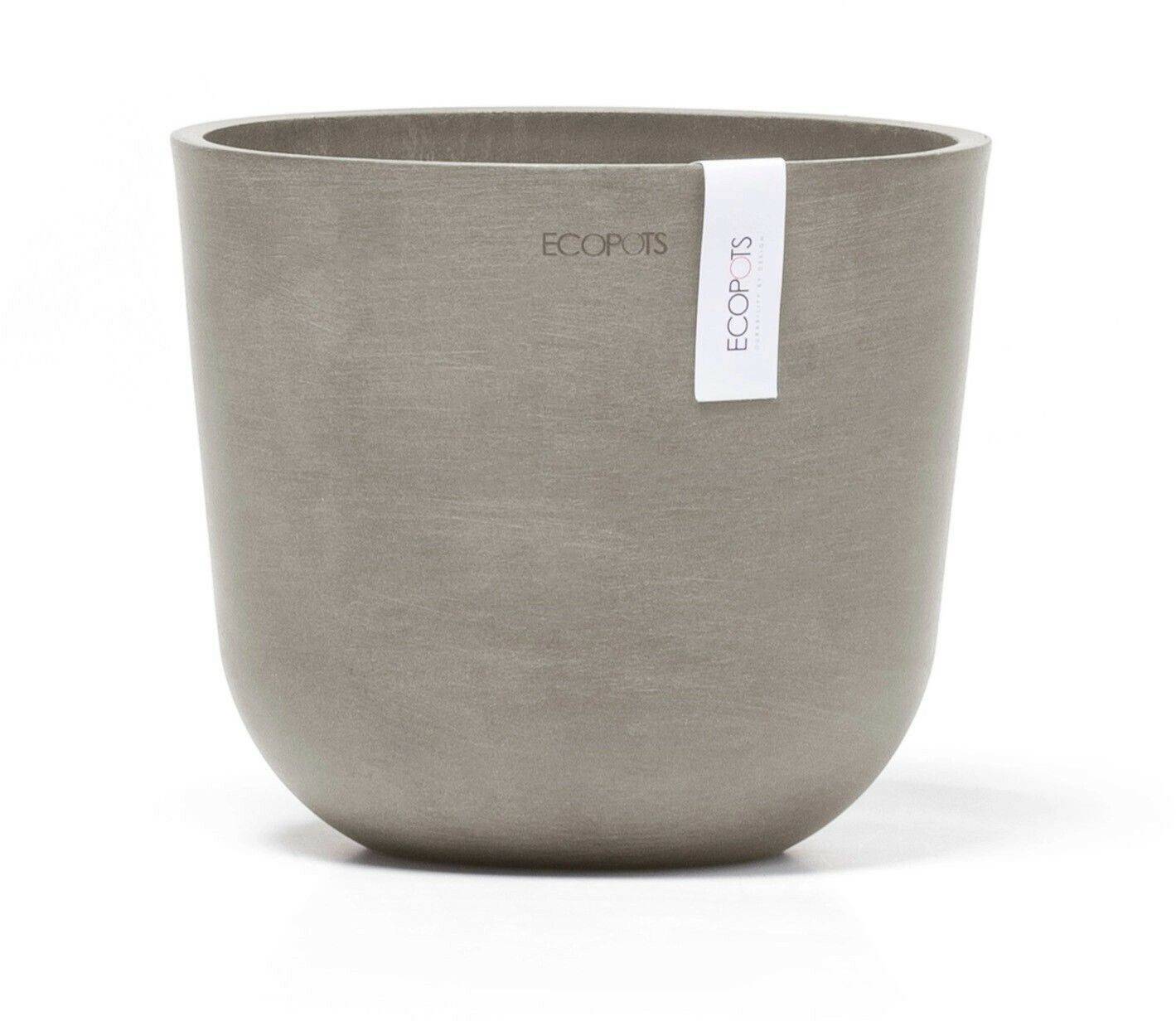 Ecopots Oslo Mini 19x16,5cmBrown grey Vasi da fiori