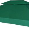 vidaXL Pavilion Tent Roof 3 x 3 mgreen Gazebi